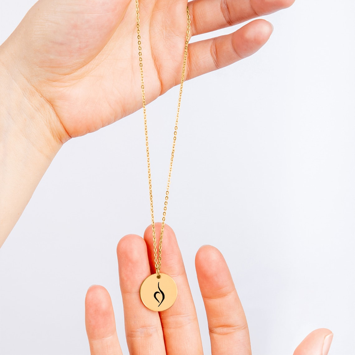 Eating Disorder Recovery necklace - Gifts for Eating Disorder Recovery - NEDA Symbol Pendant Jewelry Awareness - Custom Engraving - Anorexia