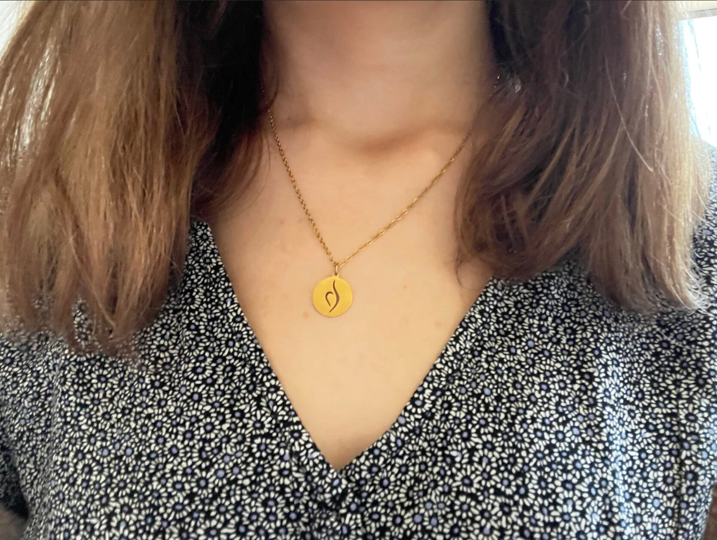 Eating Disorder Recovery Necklace - Gifts for Eating Disorder Recovery - NEDA symbol Pendant Jewelry Awareness